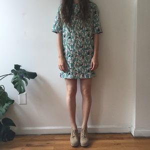 COS Cotton twill mid-weight dress
